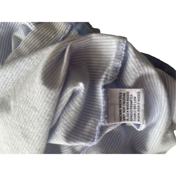 Polo Ralph Lauren Golf Men's Periwinkle Pinstripes Collared Polo Shirt Size L - Picture 7 of 9